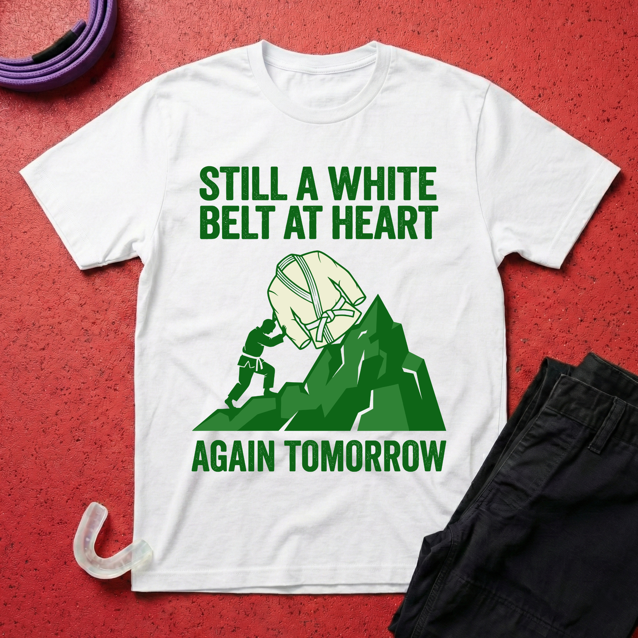 White Belt At Heart T-Shirt