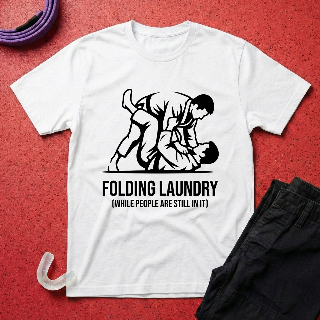 Folding Laundry T-Shirt